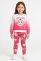 Girl's Patterned Sweat + Leggings Set |   Soft Fabric I Daily & Comfortable I Girls' Set 3-7 Years Old - 6