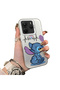 Xiaomi Redmi Note 14 4g Compatible Stitch Couple Pattern Case Silicone Edge Hard Back Anti-Fall - 3