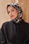 وشاح حريري بنقشة زهور 4114D تويل - 2