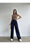Buy with Snap Pocket Palazzo Pants Compartment Pocket