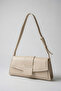 Women's Cream Cover Cross Strap Shoulder Bag - 2