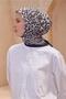 Leopard Pattern Black White Premium Soft Scarf 13 - 02 - 4
