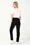 Maternity Stretchy Abdominal Band Adjustable Waist Mom Fit Modal Bottom Sweatpants Black - 6