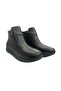 Genuine Leather with Fur Inside, Double Zipper, Soft Leather Women's Boots - 4