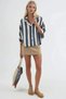 BUSEM Relaxed Fit Striped Buttoned Shirt - 5