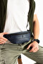 Men's Leather Waist Bag Suitable for Daily Use