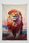 Gamer Wall Cloth, Playstation Xbox – Animal Themed, High-Quality Fabric, Tapestry Wall Carpet