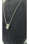 Stainless Steel Gold Color Zircon Stone Small Letter Necklace -S- Letter - 4