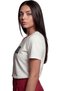 ''Italia'' Written and Flag Themed Printed 100% Cotton Relaxed Fit Premium Women's T-Shirt - 4