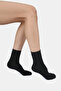 Bamboo Women's Elastic-Free Black Socks Stitch-Free Premium Socks Non-Squeezing Socks Leave No Marks - 7