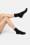 Bamboo Women's Elastic-Free Black Socks Stitch-Free Premium Socks Non-Squeezing Socks Leave No Marks - 3