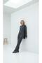 Ribbed Knit Winter Corded Fabric Double Suit - 2