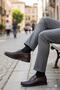 42360 Face Anatomical Heel Supported Soft Genuine Leather Men's Shoes - 8