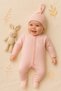 Newborn Baby Girl 0-3 Months Hospital Release 10-Piece Zibin Set; Top and Bottom Set, Overall and Diaper Cover - 5
