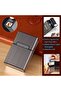 Cigarette box Built-in electric lighter Rechargeable Magnetic capacity 20pcs Modern smart gift. - 8