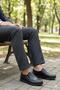 42360 Face Anatomical Heel Supported Soft Genuine Leather Men's Shoes - 2