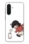 Samsung Galaxy A36 Compatible Forced to Pull Apart Lover - Couple Combination Printed Silicone Case