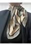 Imported Satin Leopard Pattern Stylish Women's Scarf 70*70 - 3