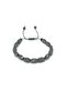 Certified Twisted Hematite Natural Stone Macrame Bracelet - 8