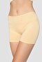 Women's 6-Pack Cotton Stretch Boxer Briefs Set - Black White Skin Color Comfortable Cut Everyday Briefs - 4