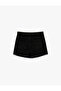Cotton Slim Fit Pocket Denim Shorts Skirt - 4