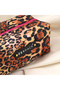 Leopard Patterned Makeup Bag |   Washable Travel Organizer 20X10X10Cm - 8