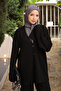 Black Thessaloniki Knitted Cardigan Trouser Knitwear Set - 4