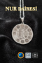 🙏 Nur Circle Talisman Steel Necklace 🎨   Silver Color - 2