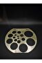 Matte Brown 4 Hole Button Set - 18 mm 28 Sizes 25 Pieces - 3