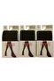 Heart Line Patterned Women's Socks 3 Pieces Trouser Socks – Stylish and Modern Design - 2