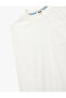 Cotton Long Sleeve Crew Neck Pocket Detail T-Shirt - 5