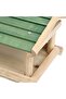 Bird Feeder Solid Wood 35x29.5x21 cm - 5