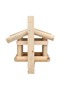 Bird Feeder Solid Wood 35x29.5x21 cm - 4