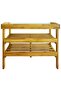 Potting Bench with 2 Shelves Solid Acacia Wood and Zinc - 5