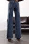 Blue High Waist Wide Leg Jean 030 - 6