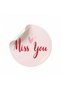 'Miss You' Printed Sticker Labels (4X4Cm) - 54 Pieces |   The Touch That Shortens Distances