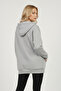 Women's Zippered Hooded Sweatshirt Cardigan Oversized Comfortable Fit - 3