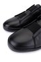 Men's Genuine Leather Black Sneakers & Sports Shoes - 3