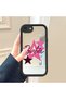 Mirror Phone Case Compatible with iPhone 7/8/Se 2020 2022 Black Silicone Protected Barbie Patterns - 3
