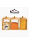Bamboo Vacuum Lid Windowed Seasoning Jar 1.2Lt-2.2Lt-3Lt - 5