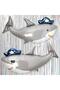 Pirate Shark Themed 8Th Birthday Balloon Set & Happy Birthday Banner & Curtain Set - 3
