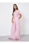 Ditsy Floral Pointelle Dropped Shoulder T-Shirt and Wide Leg Pyjama Set - 4