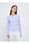 Lace Trim T-Shirt and Printed Pyjama Set - 2
