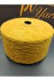 Chunky and Thick Sequin Mohair 300g Hand Knitting Yarn Yellow - 2
