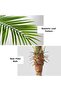 Artificial Tree, 260cm UV-Resistant Artificial Date Palm-20 Lifelike Leaves for Ramadan & Home Decor - 3