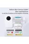 Label Maker Tape - D30 Transparent Clear Label, Waterproof Thermal Printer Label, 14x30mm/0 - 6