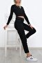 Ns-29652 High Waist Black Mom Jeans Stretch Fabric Stretch Denim Pants - 4