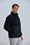 Men's coat men's fleece fabric panelled coat - 3