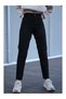 Ns-74265 High Waist Black Mom Jeans Power Stretch Fabric Stretch Denim Pants - 2