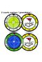 MULTI Golf Ball Marker for Putting Green Golf Accessories Gadgets Gifts Men Women Green Reader wit - 8